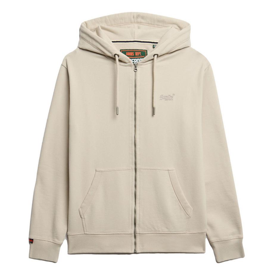 Giacca da ginnastica Uomini Aderente alla figura-Essential Logo Zip Hoodie