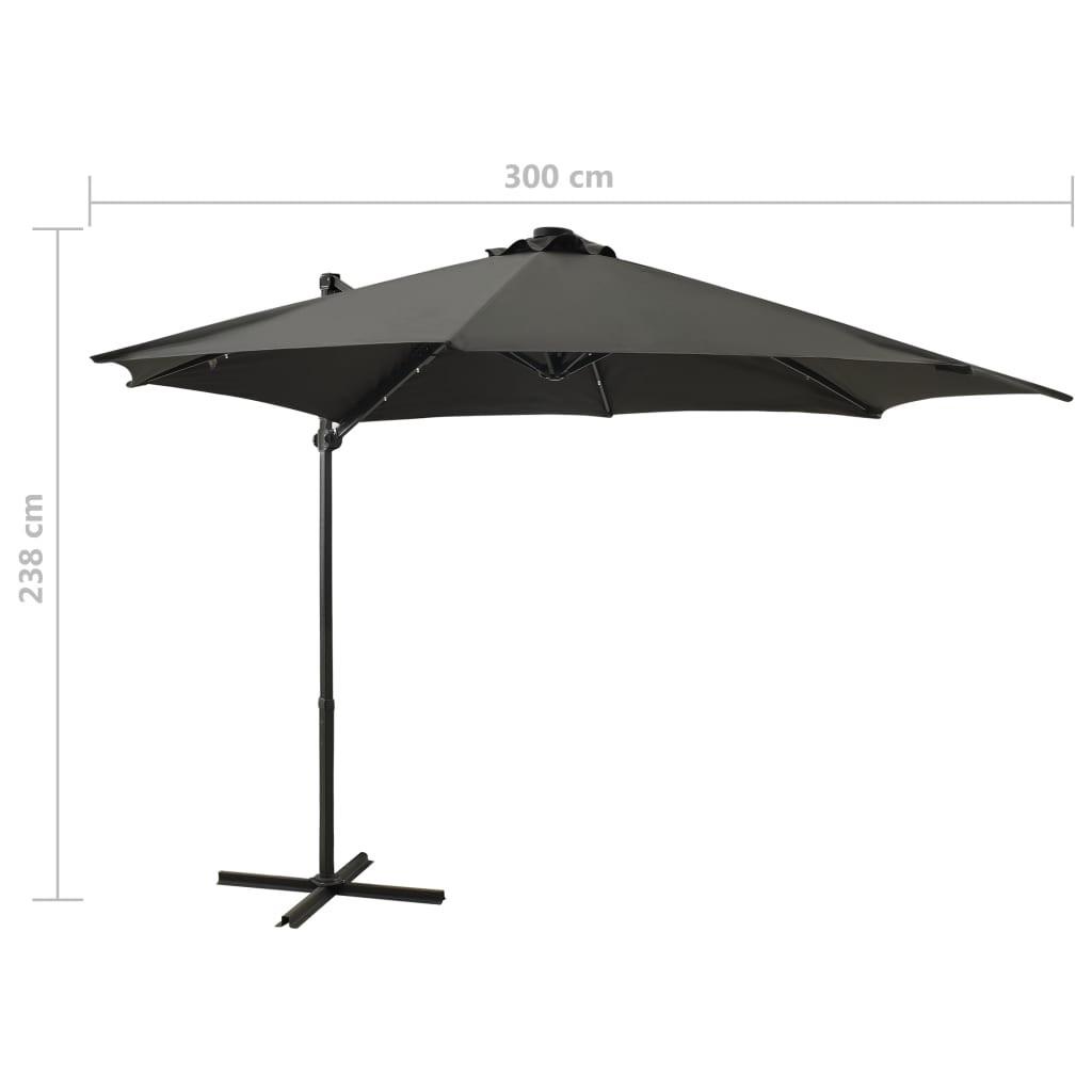 VidaXL Parasol en porte-à-faux  