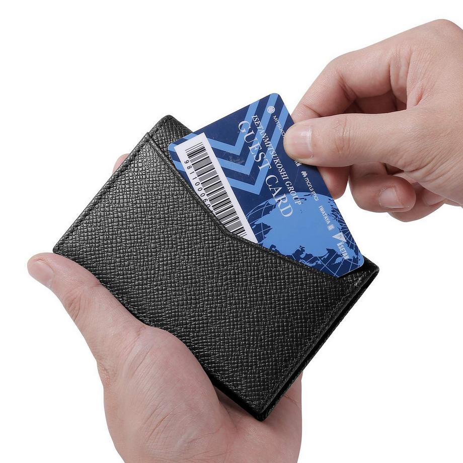 Only-bags.store Portafoglio Sottile in Pelle con Porta Carte di Credito Protezione RFID  