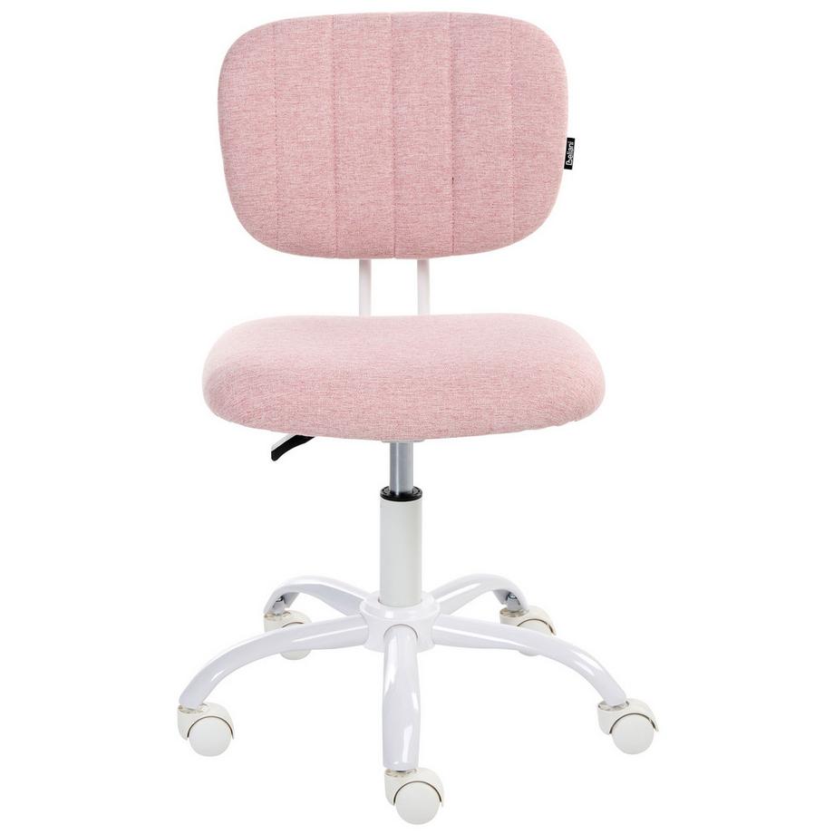 Beliani Sedia da scrivania en Tessuto Moderno BUBBLY  