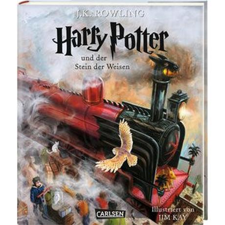 Harry Potter und der Stein der Weisen (Schmuckausgabe Harry Potter 1) Rowling, J.K.; Fritz, Klaus (Übersetzung); Kay, Jim (Illustrationen) Gebundene Ausgabe 