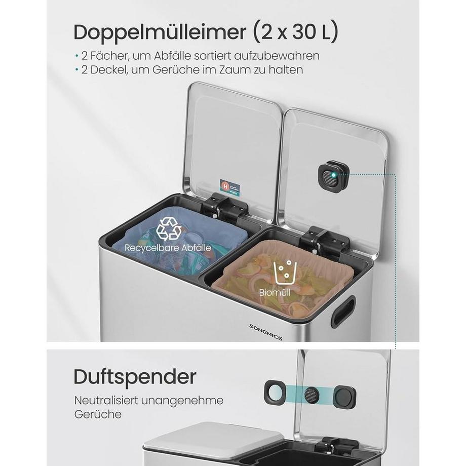 Songmics Abfalleimer  