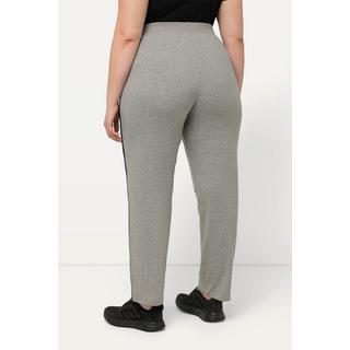 Ulla Popken  Pantalon de jogging, galons, ceinture élastique, poches 