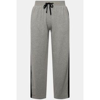 Ulla Popken  Pantalon de jogging, galons, ceinture élastique, poches 