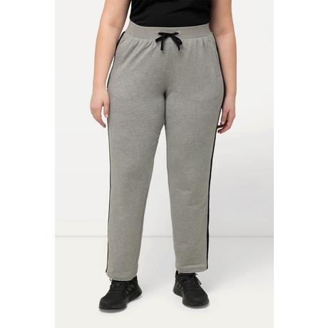 Ulla Popken  Pantalon de jogging, galons, ceinture élastique, poches 