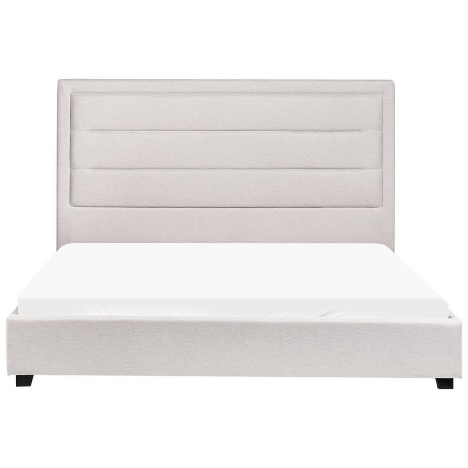 Beliani Letto en Tessuto Moderno ROUEN  