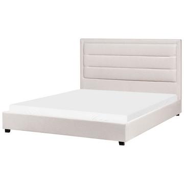 Lit avec sommier en Tissu Moderne ROUEN