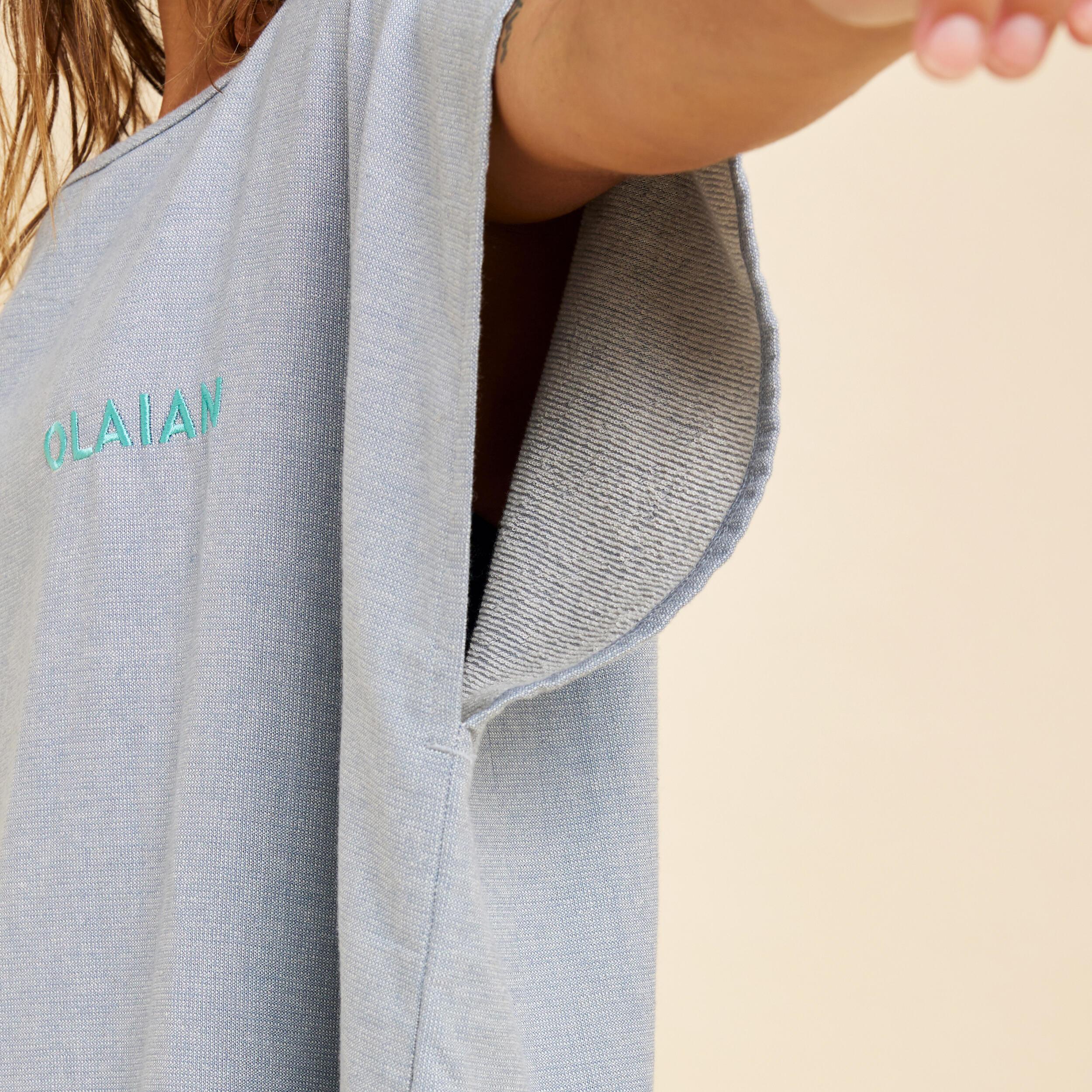 OLAIAN Poncho Surf 100 Adulte Gris  