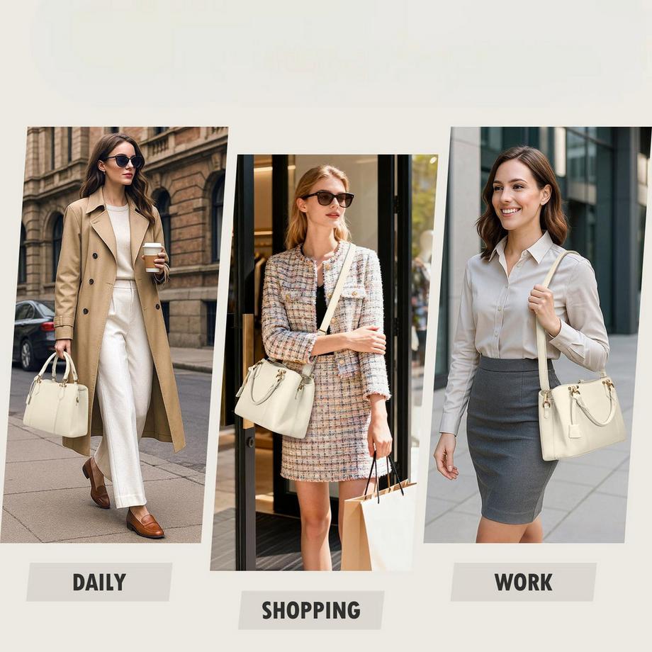 Only-bags.store Mittelgroße Handtasche mit verstellbarem Schultergurt  