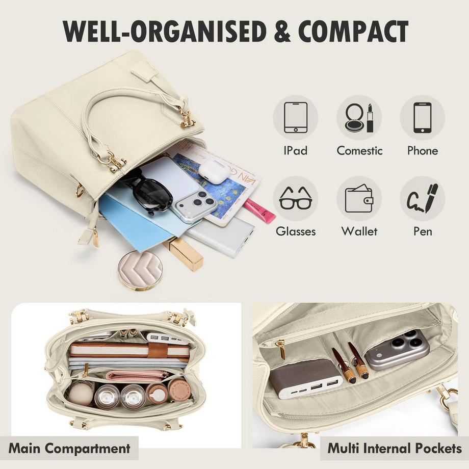 Only-bags.store Mittelgroße Handtasche mit verstellbarem Schultergurt  