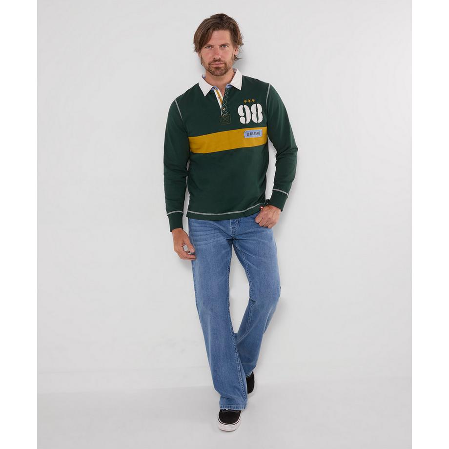 Joe Browns Chemise Rugby Henley Plein de Détails  