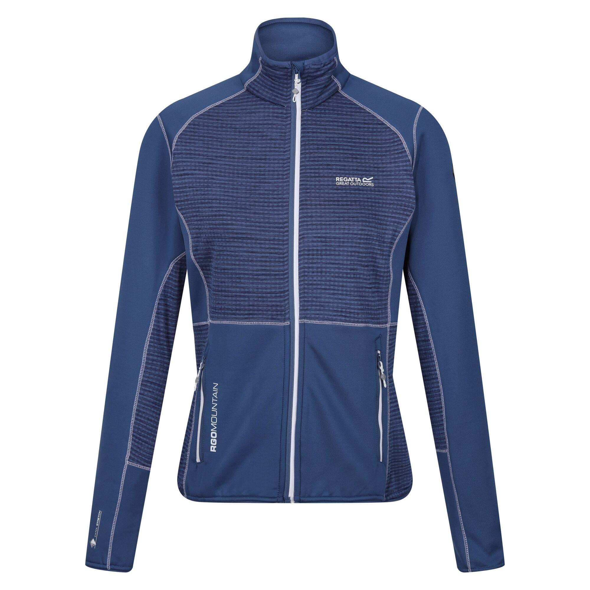 Image of Yare Vii Softshelljacke Durchgehender Reißverschluss Damen Blau 36