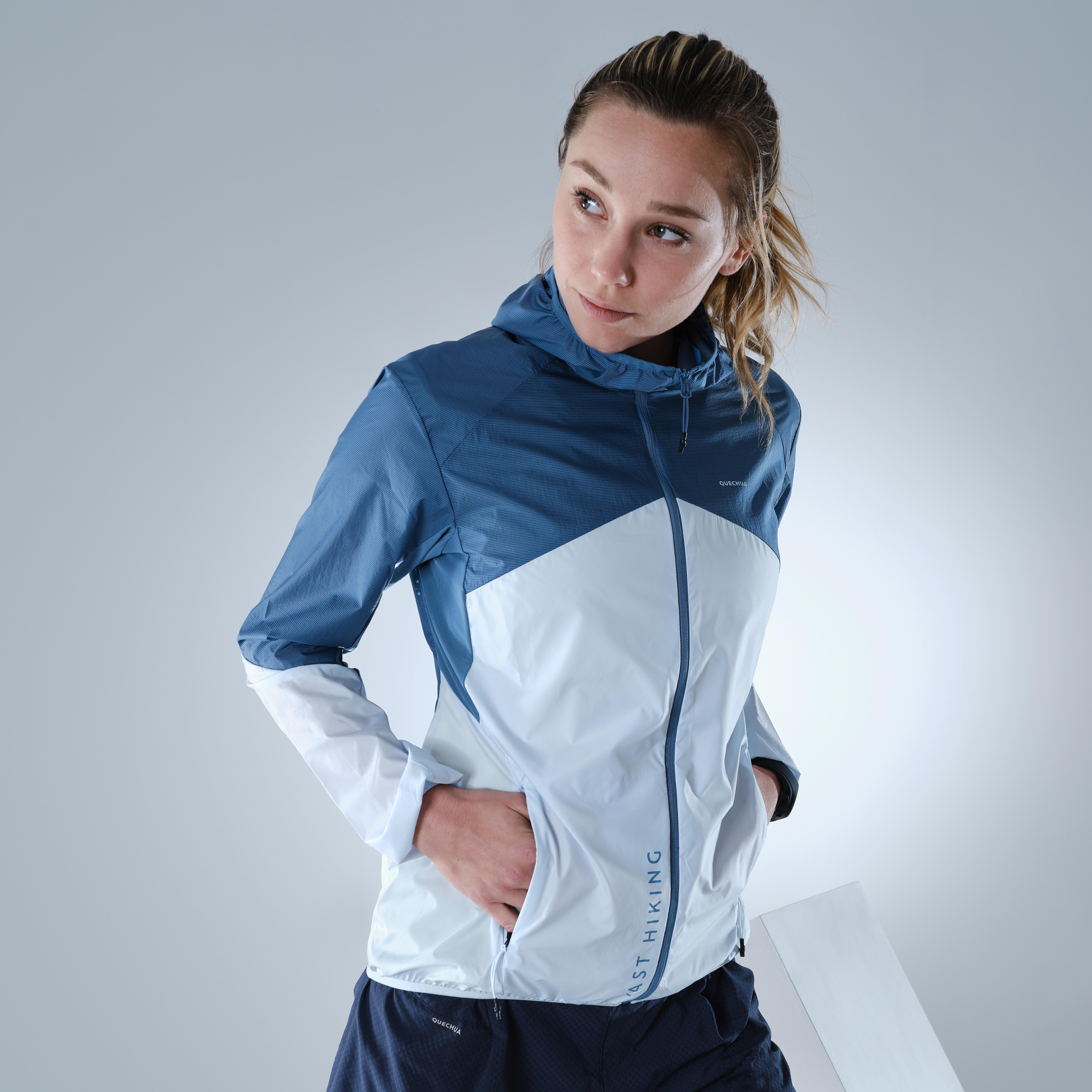 Image of Windjacke - Fh 500 Damen Blau Bedruckt XS