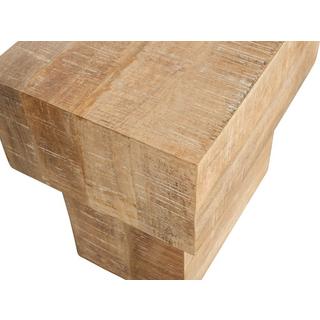 mutoni Table d'appoint naturel 50x35  