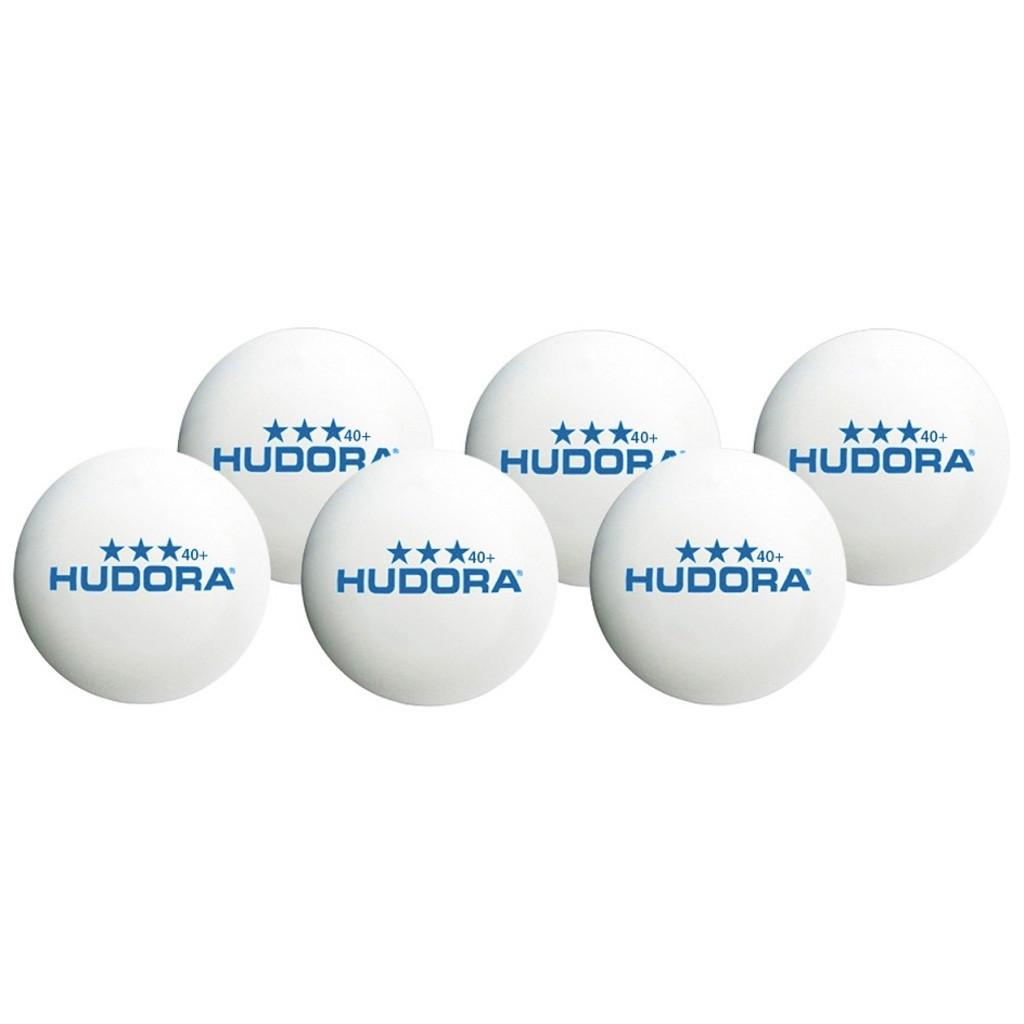 Image of Hudora Tischtennisball*** 40+, 6 Stück Unisex Weiss ONE SIZE
