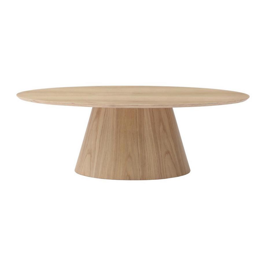 Vente-unique Table basse en MDF - Naturel clair - ANTELADA  