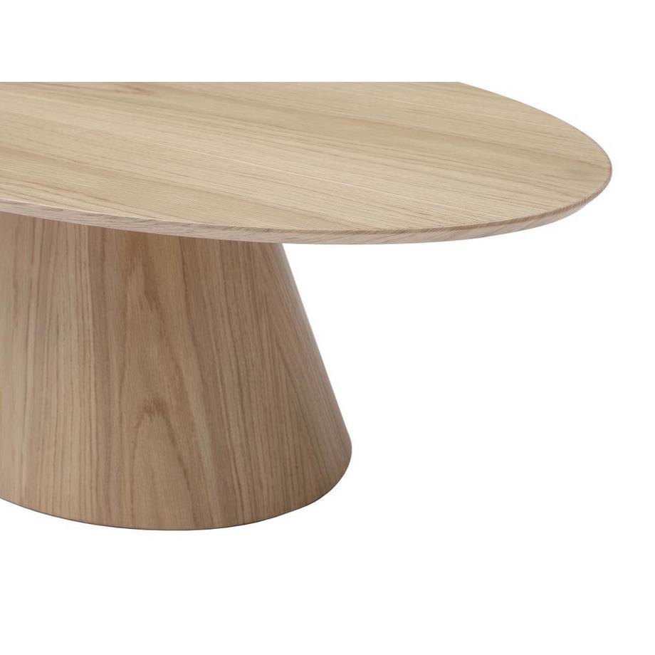 Vente-unique Table basse en MDF - Naturel clair - ANTELADA  