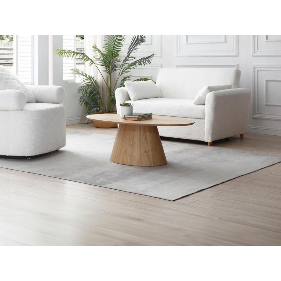 Vente-unique Table basse en MDF - Naturel clair - ANTELADA  