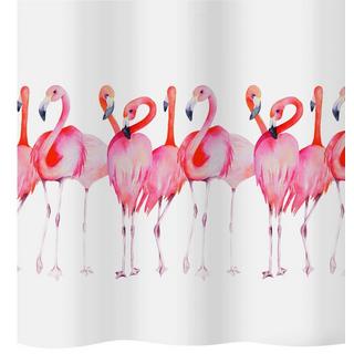 diaqua Duschvorhang Textil Flamingo  