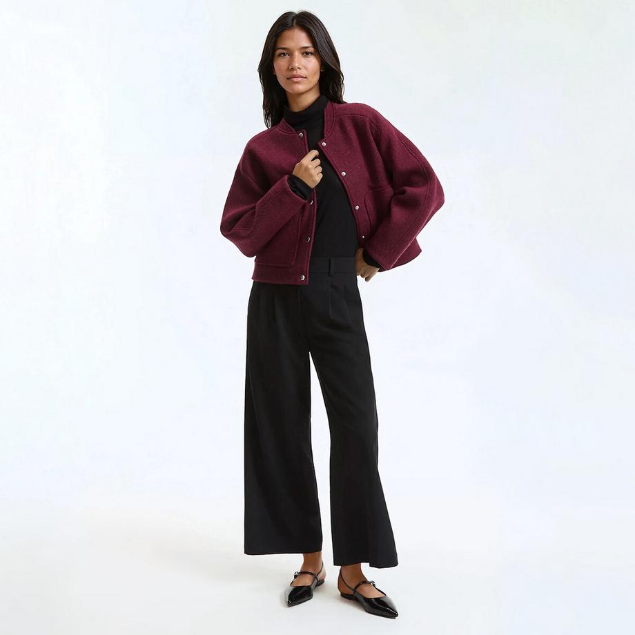 La Redoute Collections Kurzer Blouson mit Druckknöpfen  