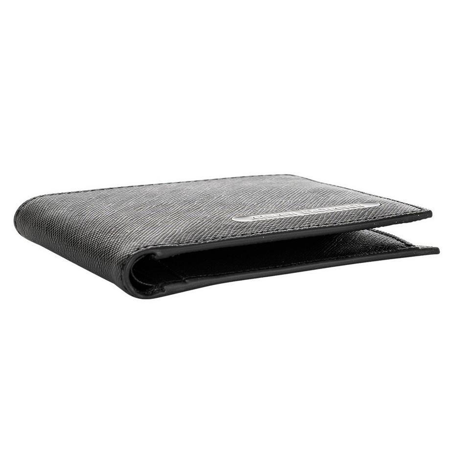 Armani Exchange Portefeuille Bifold Barcelona avec Compartiment pour Pièces  