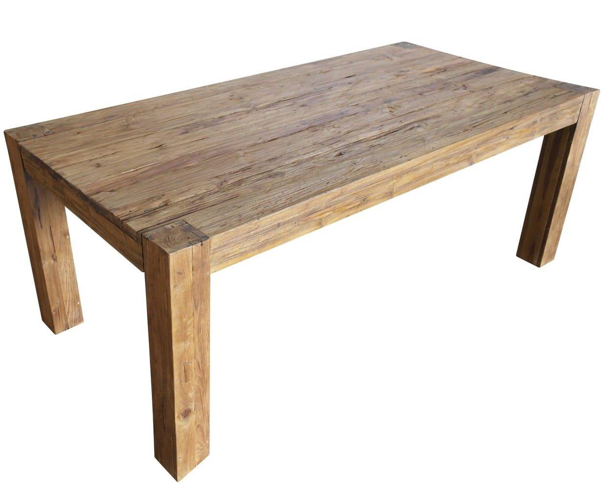 mutoni Table en bois massif Rustique I 220x100  