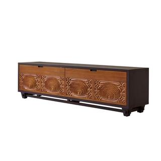 Tikamoon TV-Möbel aus massivem Mahagoniholz 200 cm Frida  
