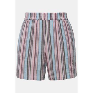 Studio Untold  Shorts, Wide Legs, HighWaist, Streifen, Elastikbund 