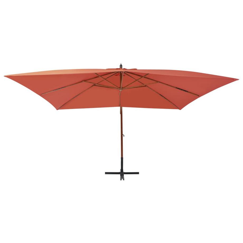 VidaXL Parasol de jardin en porte-à-faux  