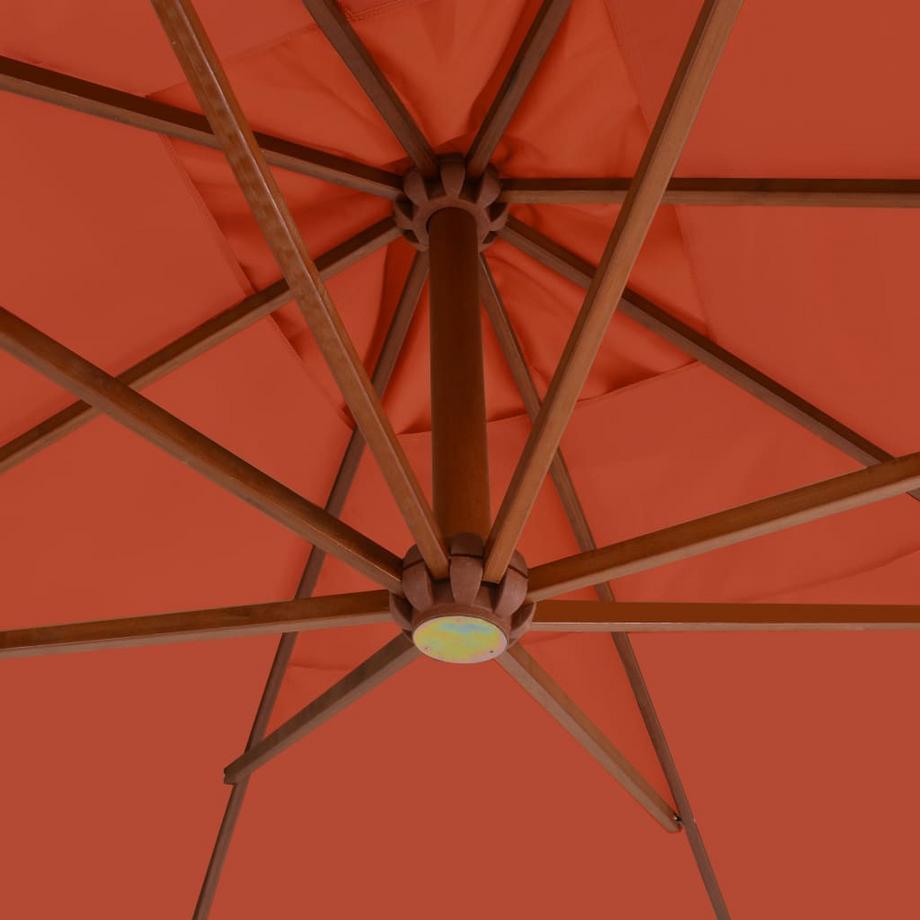 VidaXL Parasol de jardin en porte-à-faux  