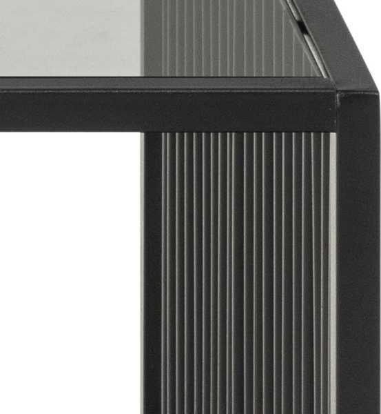 mutoni Table basse Iola noir  