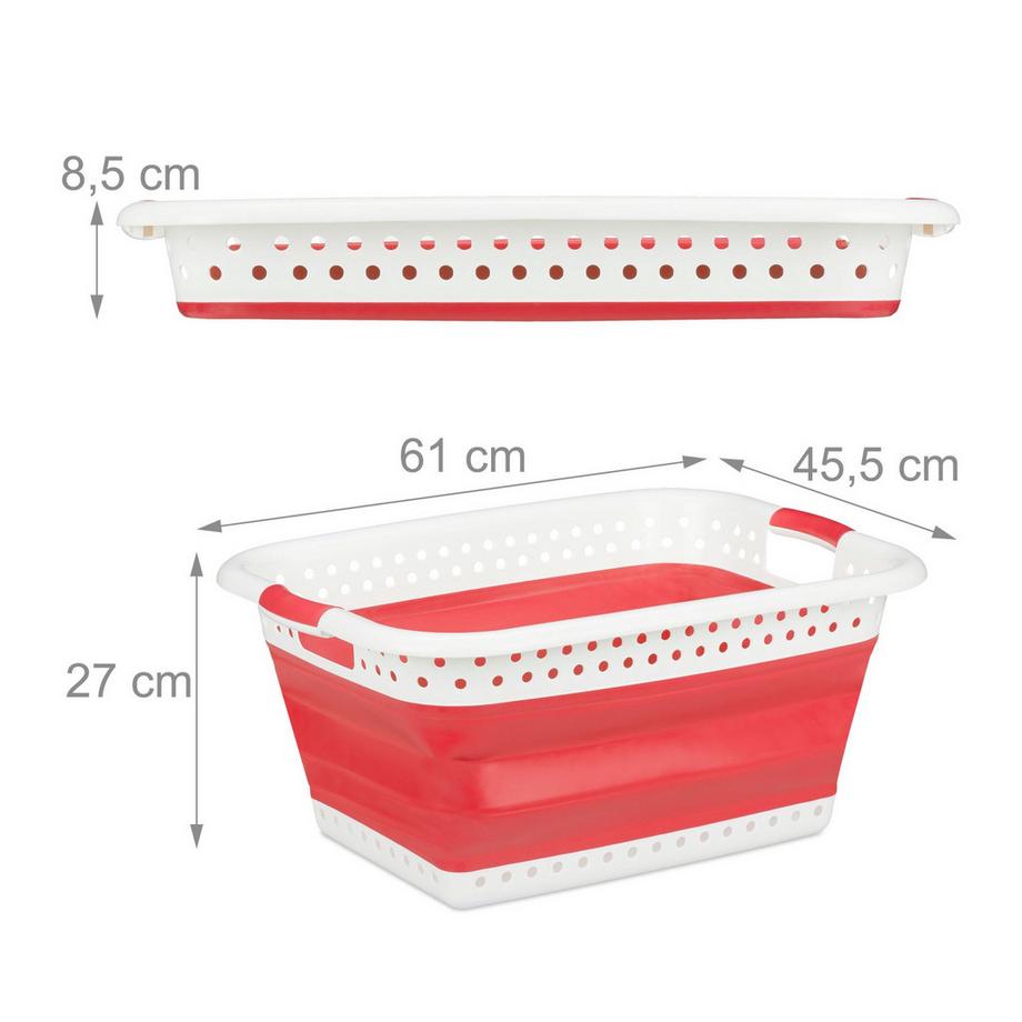 B2X Faltbarer Wäschekorb  