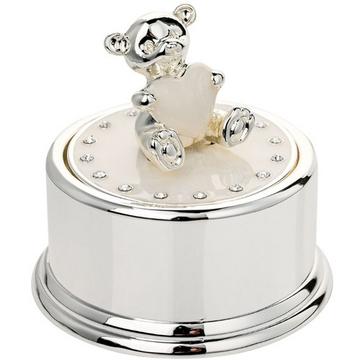 Baby Musikdose, 925 versilbert