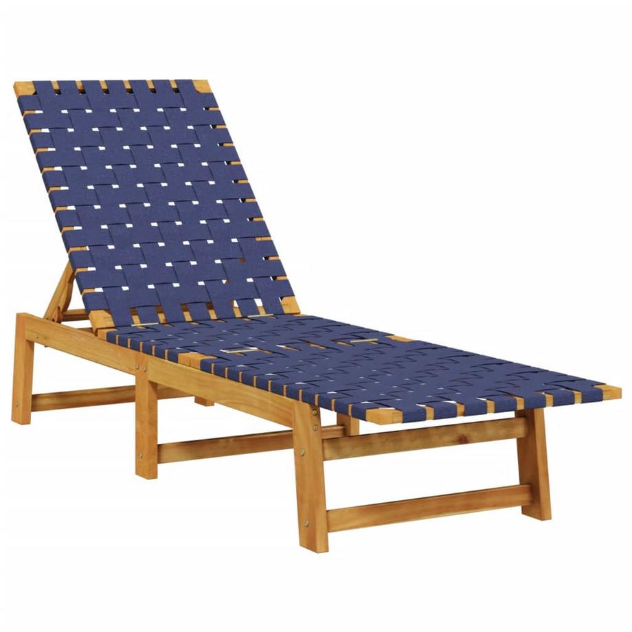 VidaXL Chaise longue bois  
