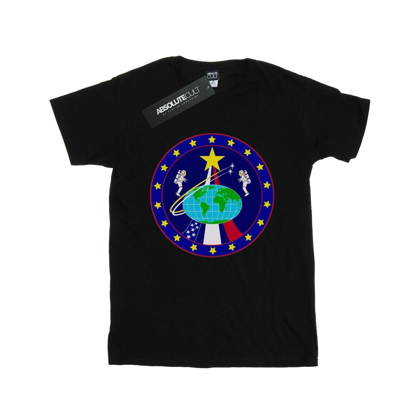 Image of Classic Globe Astronauts Tshirt Herren Schwarz XL