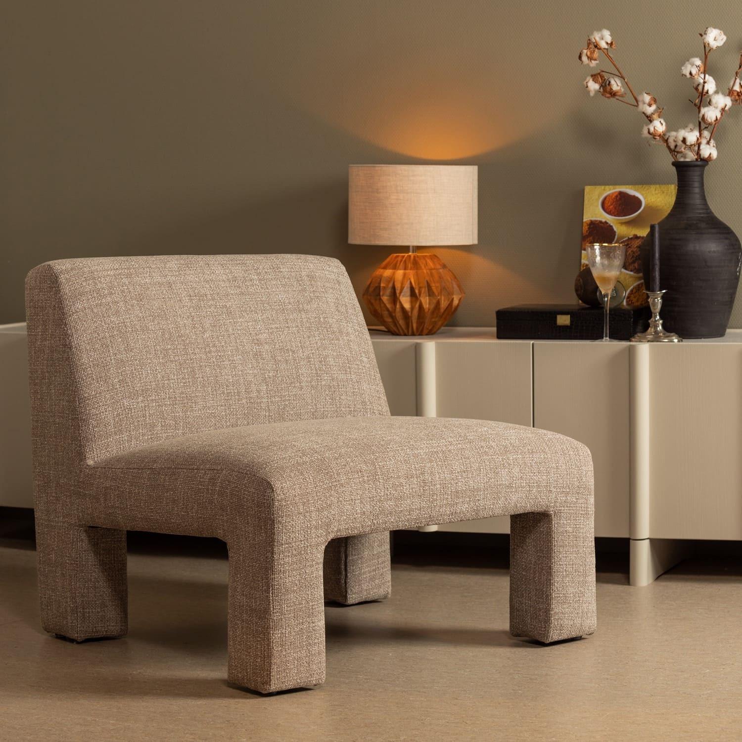 mutoni Fauteuil Lavid naturel  