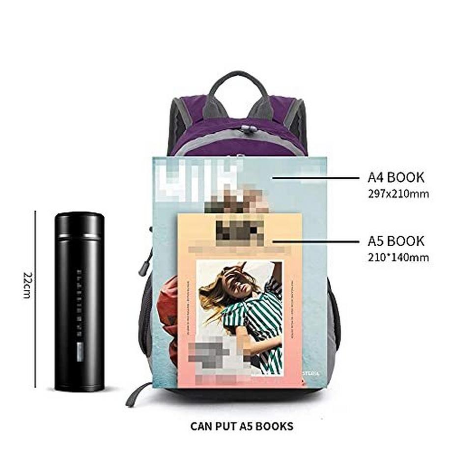 Only-bags.store  10L kleine Größe wasserdicht Kinder Sport Rucksack, Miniatur Outdoor Wandern Reisen Daypack, Höhe 