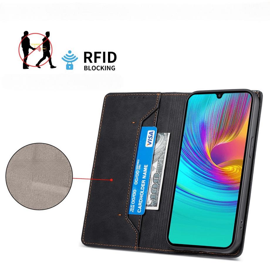 Cover-Discount  Galaxy A26 5G - Custodia flip con blocco RFID 