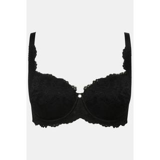 Ulla Popken Reggiseno Balconcino Coppe Morbide Ferretto Pizzo  