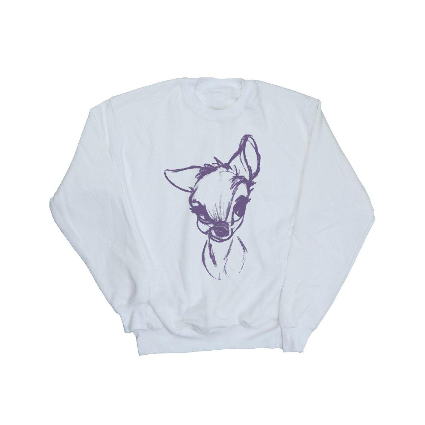 Image of Bambi Mood Sweatshirt Unisex Weiss 104