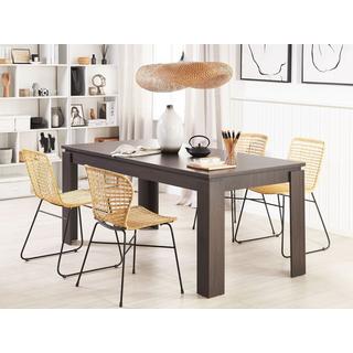 Beliani Table de repas en MDF Traditionnel VITON  