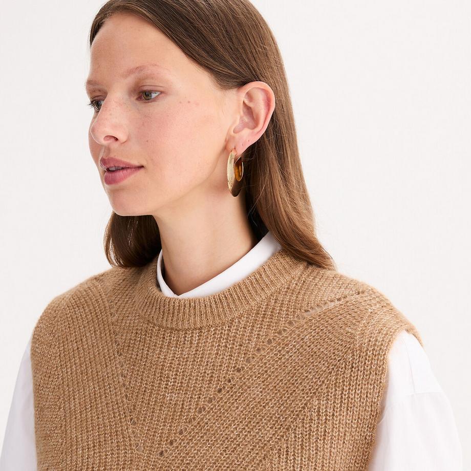 La Redoute Collections Pull sans manches  