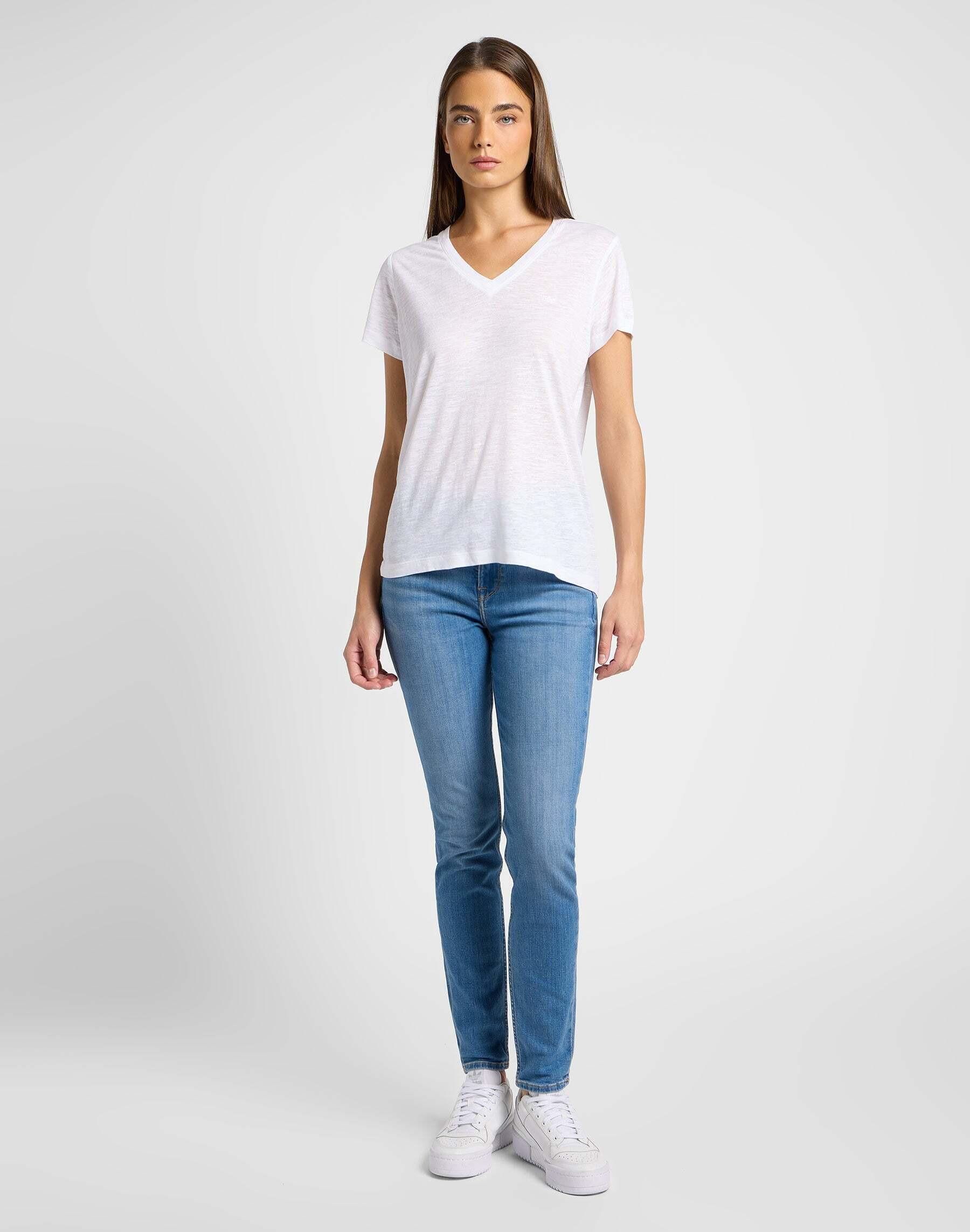 Lee  T-shirt V Neck Tee 