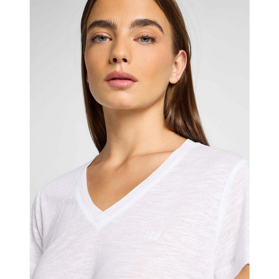Lee V-Ausschnitt T-Shirt  