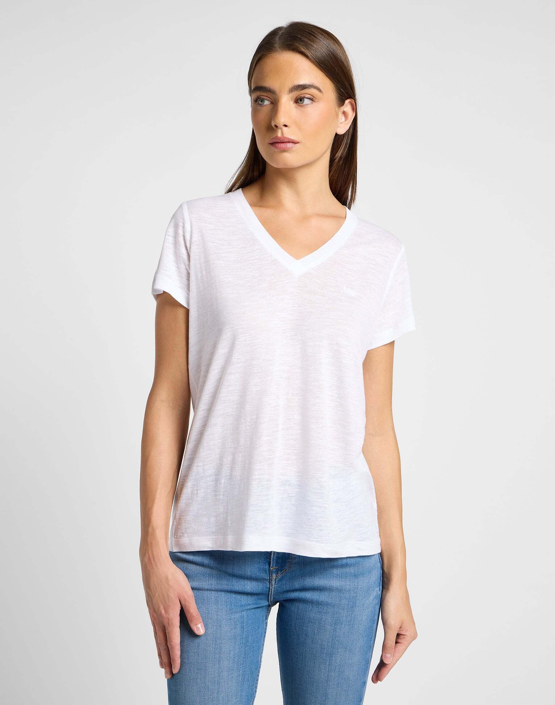 Lee  T-shirt V Neck Tee 