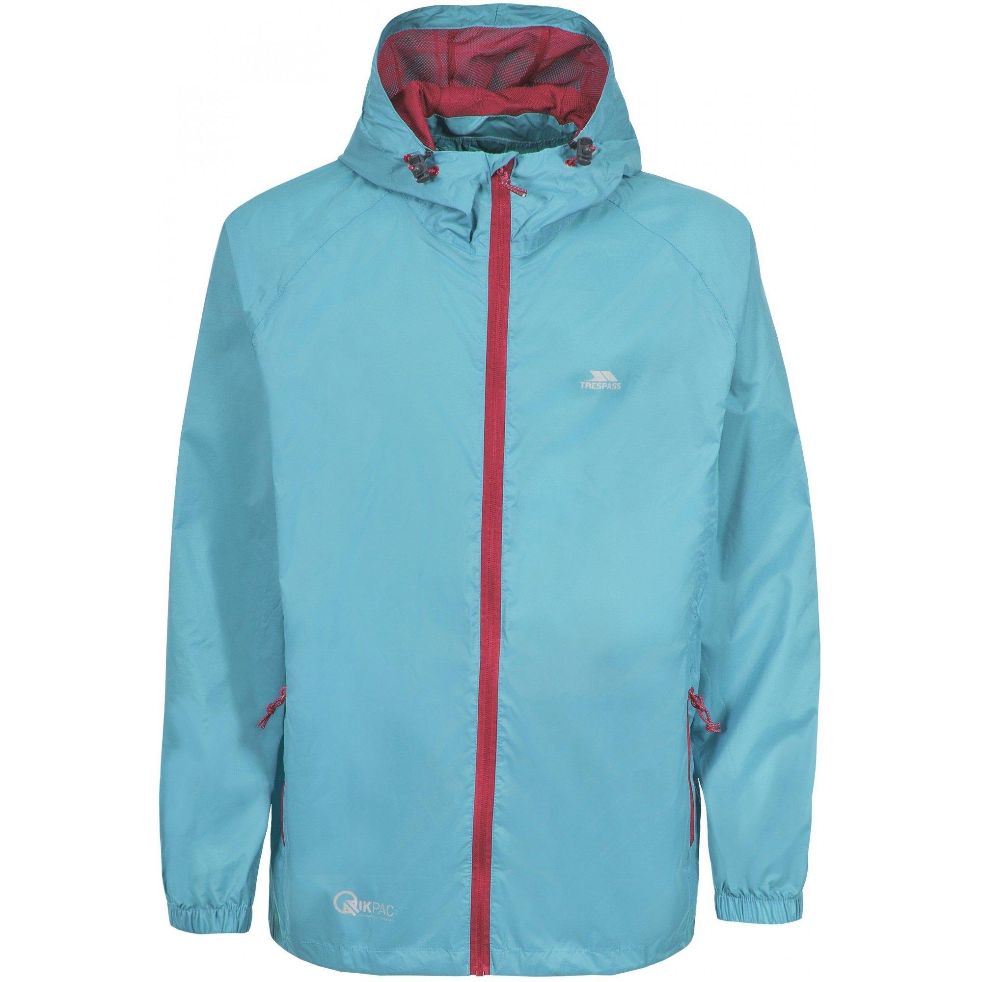 Image of Qikpac Verstaubare Jacke Unisex Blau 7-8A