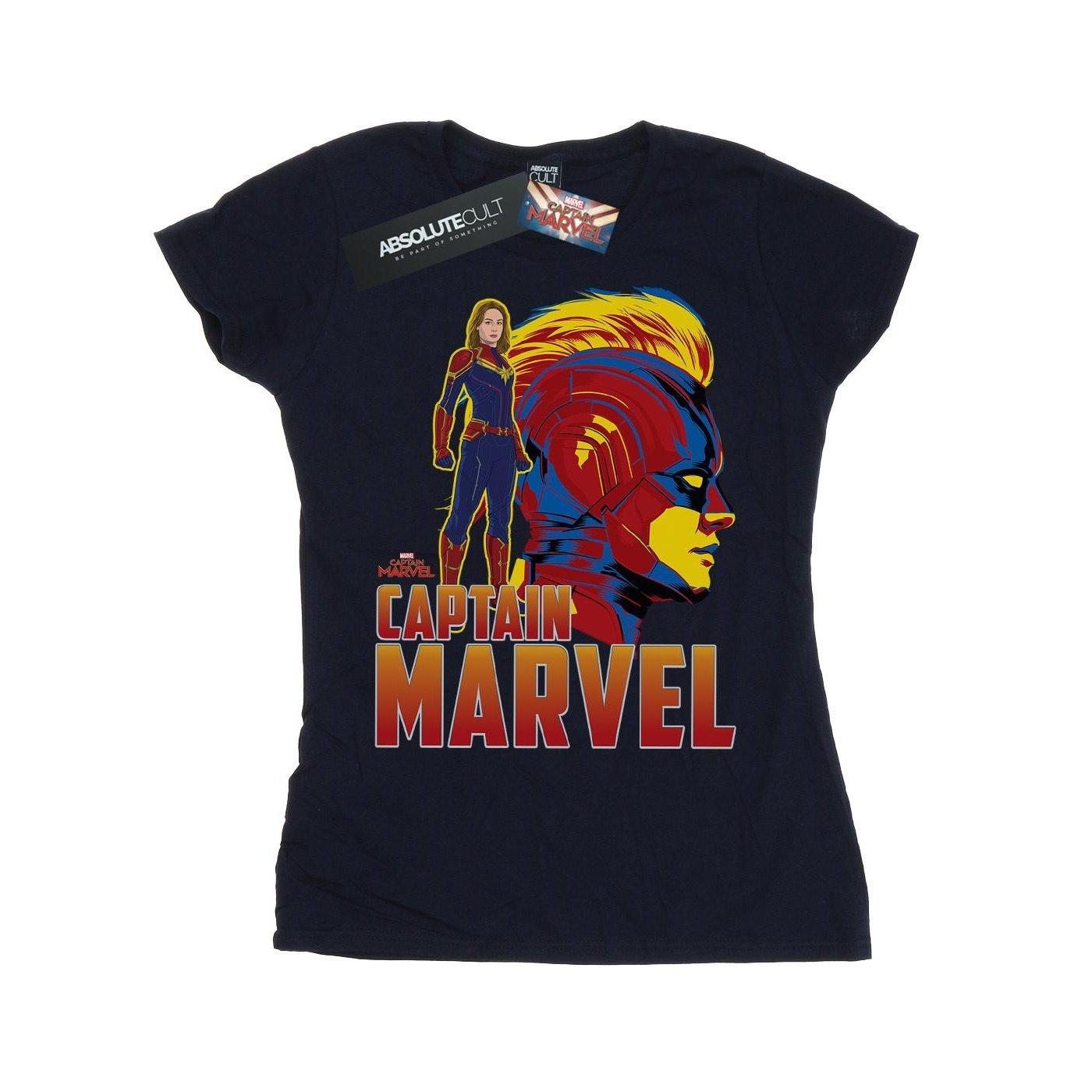 Image of Captain Character Tshirt Damen Marine M