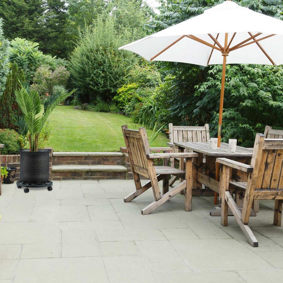 B2X Runder Rollteller für Topfpflanzen  