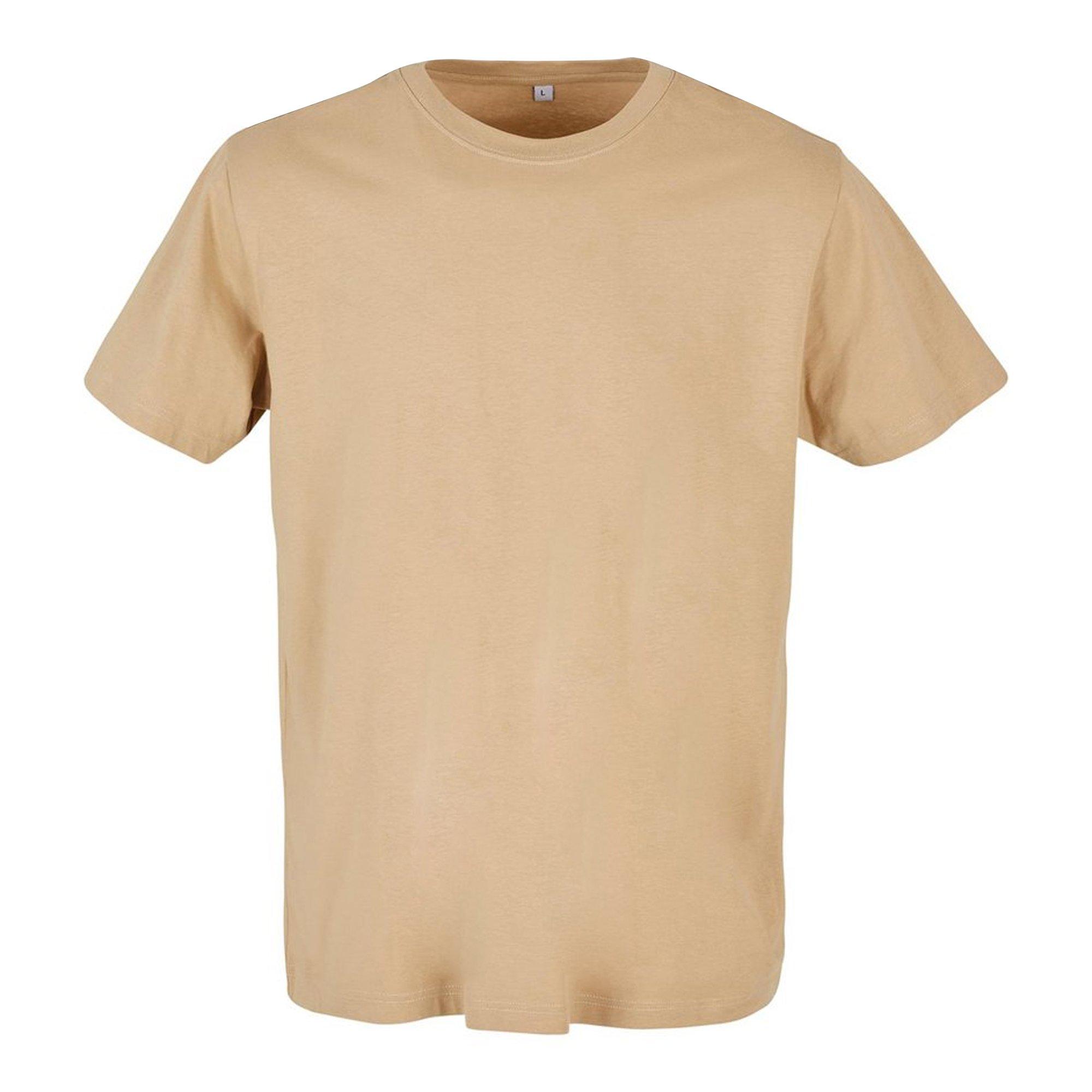 Image of Tshirt, Runder Halsausschnitt Herren Beige XL