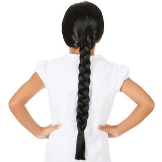 Tectake  Kinderperücke langer Zopf 